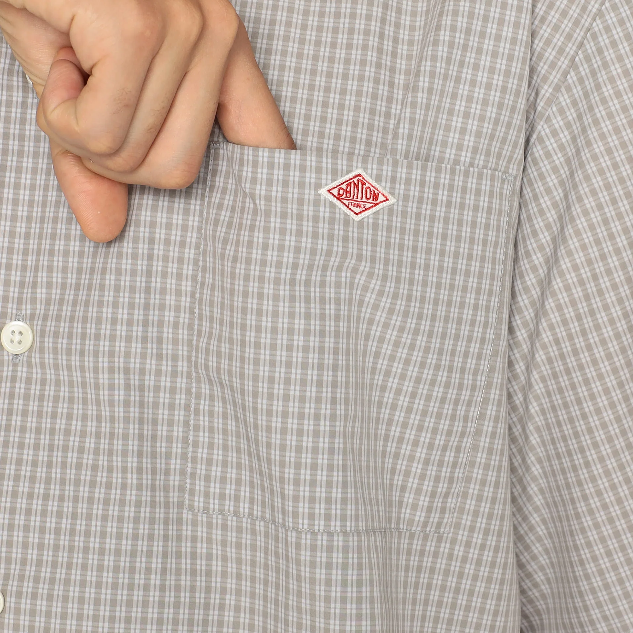 Men's Cotton Poplin Work Shirt Plaid - Image 9