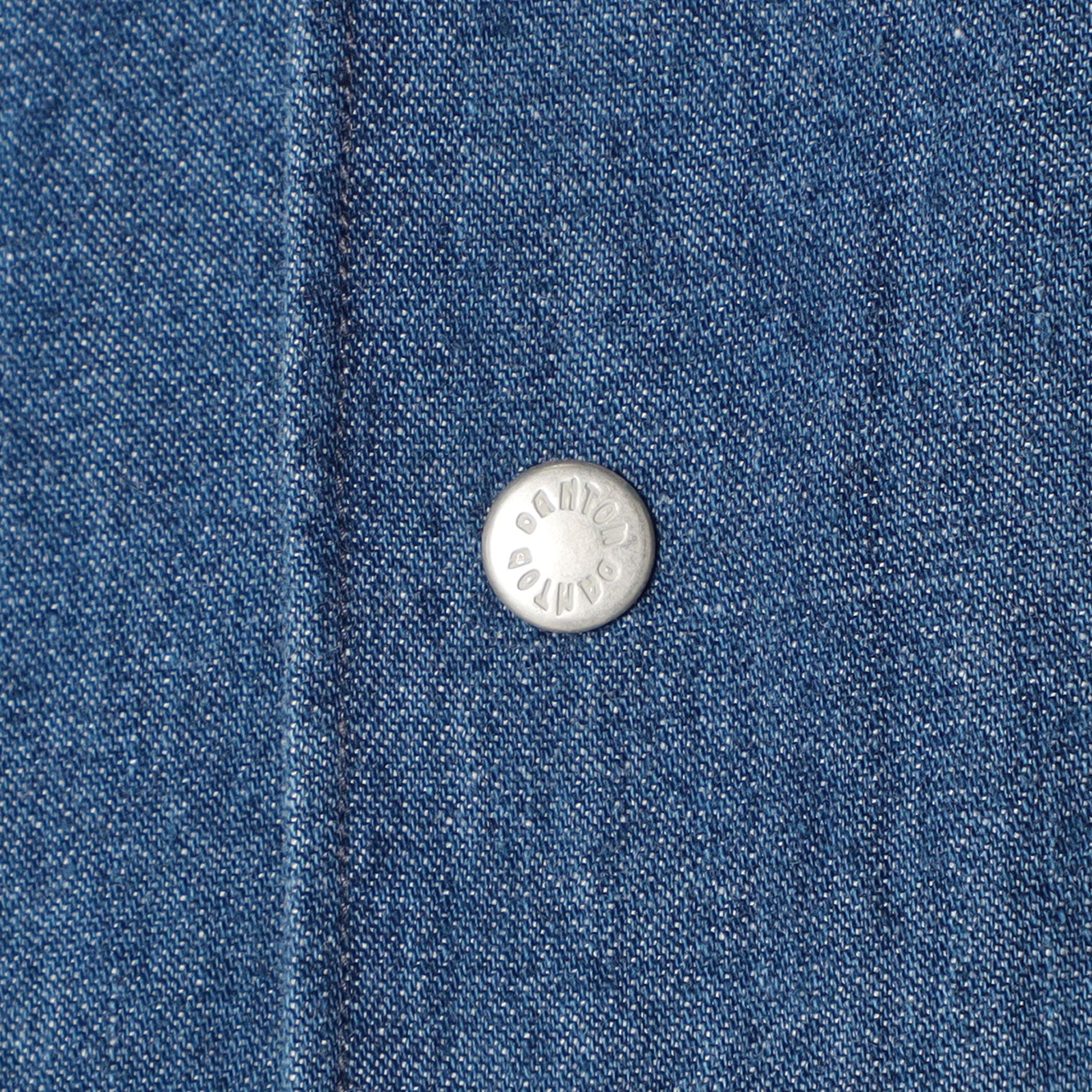 Men's Denim Dungaree Button-Down Shirt - Image 11