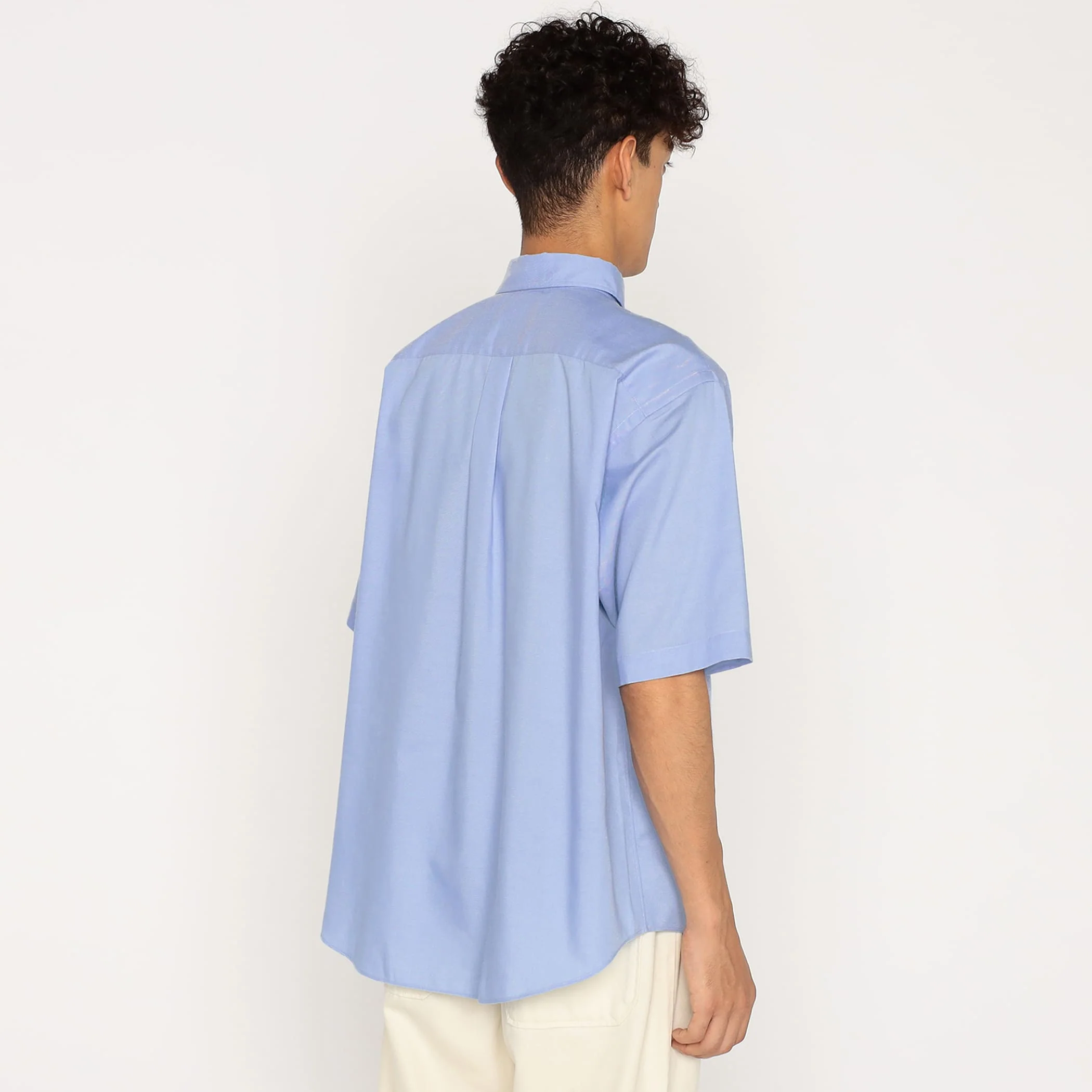 Men's Oxford Short Sleeve Button-Down Shirt - Image 5