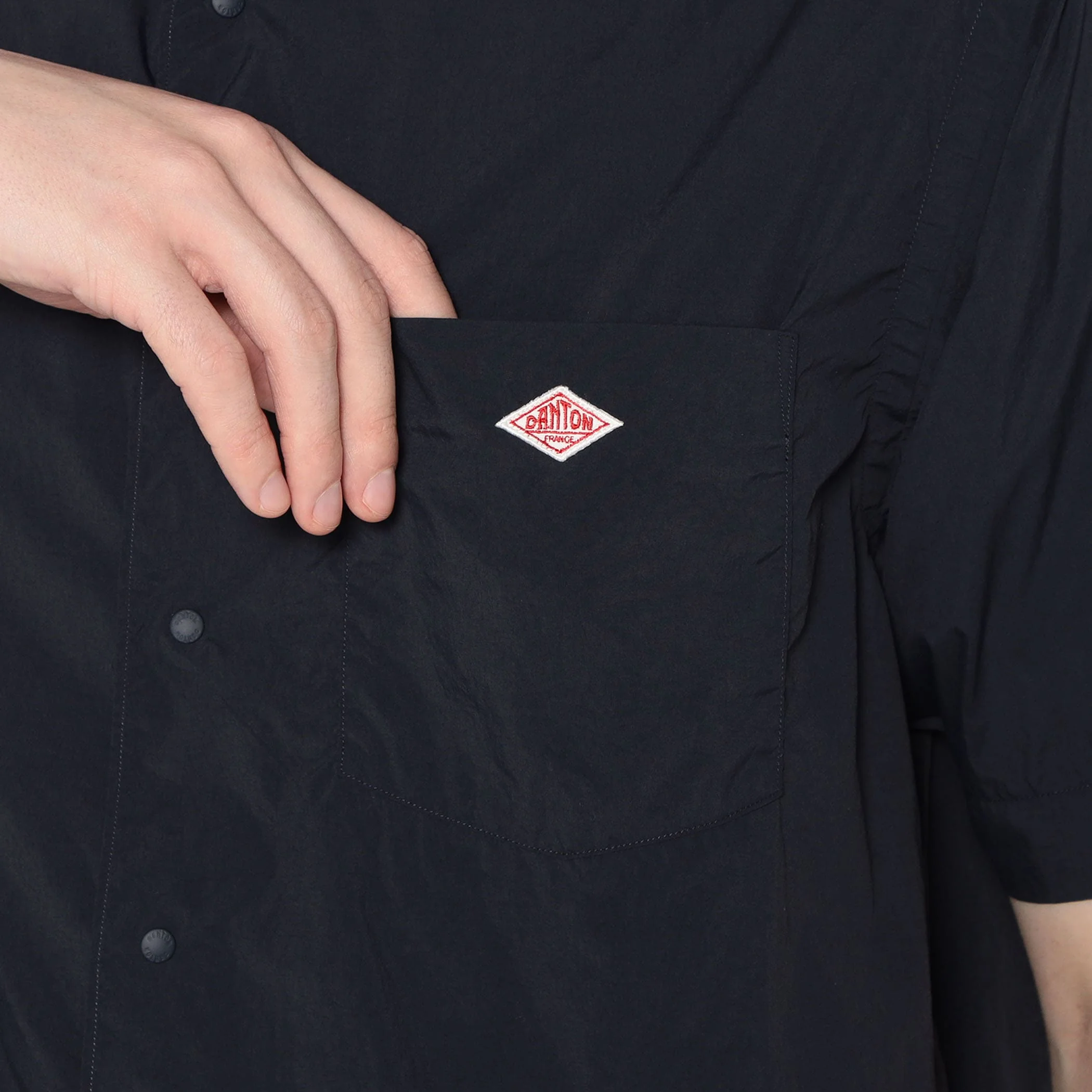 Men's Typewriter Short Sleeve Button-Down Shirt - Image 11