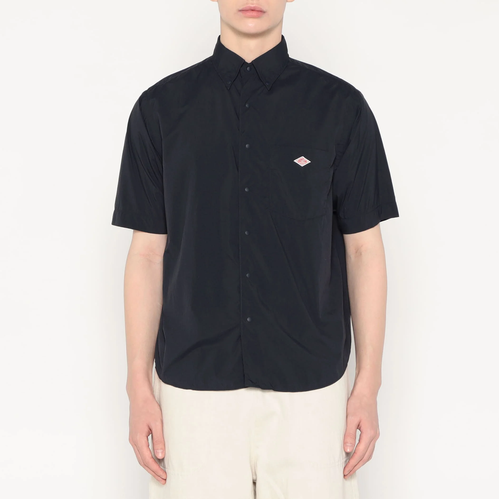 Men's Typewriter Short Sleeve Button-Down Shirt - Image 2