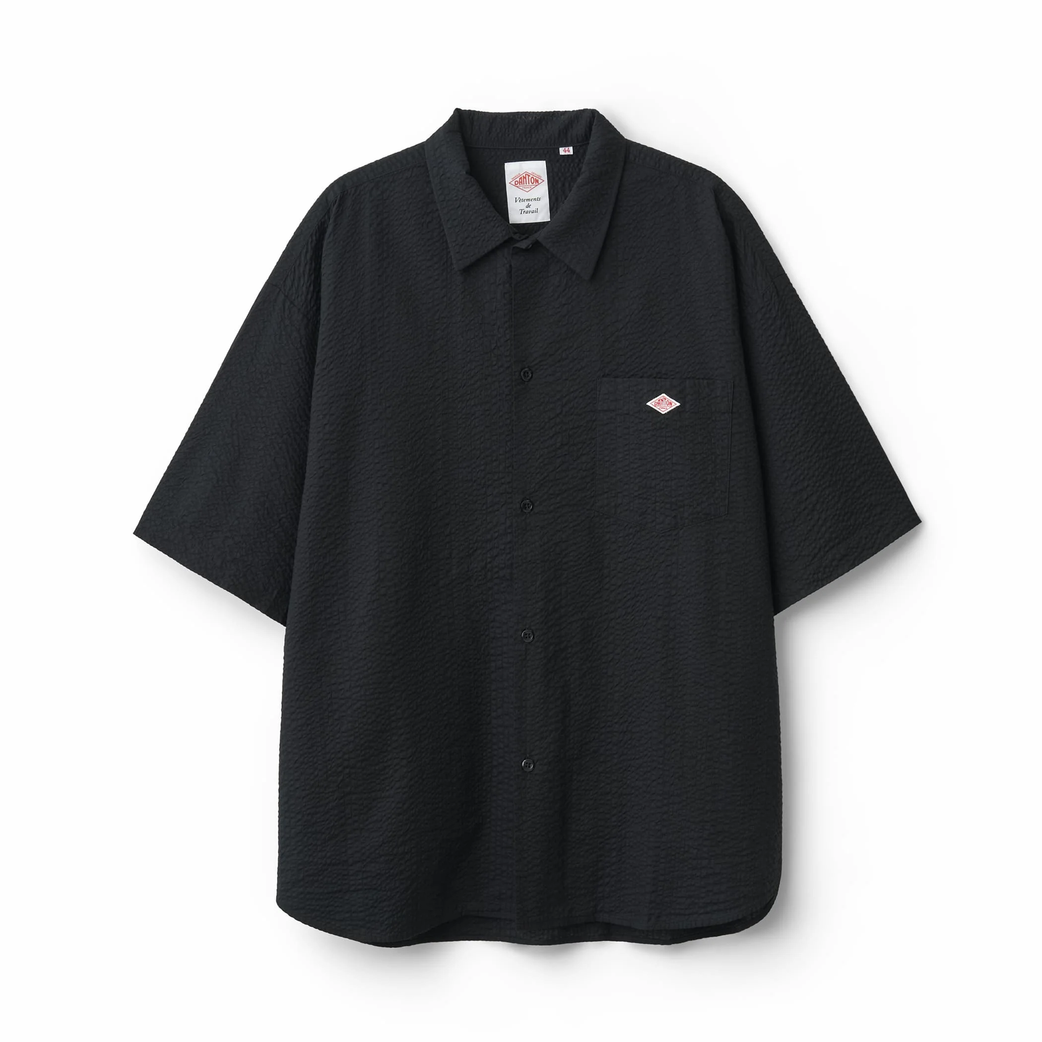 Men's Seersucker Short Sleeve Work Shirt