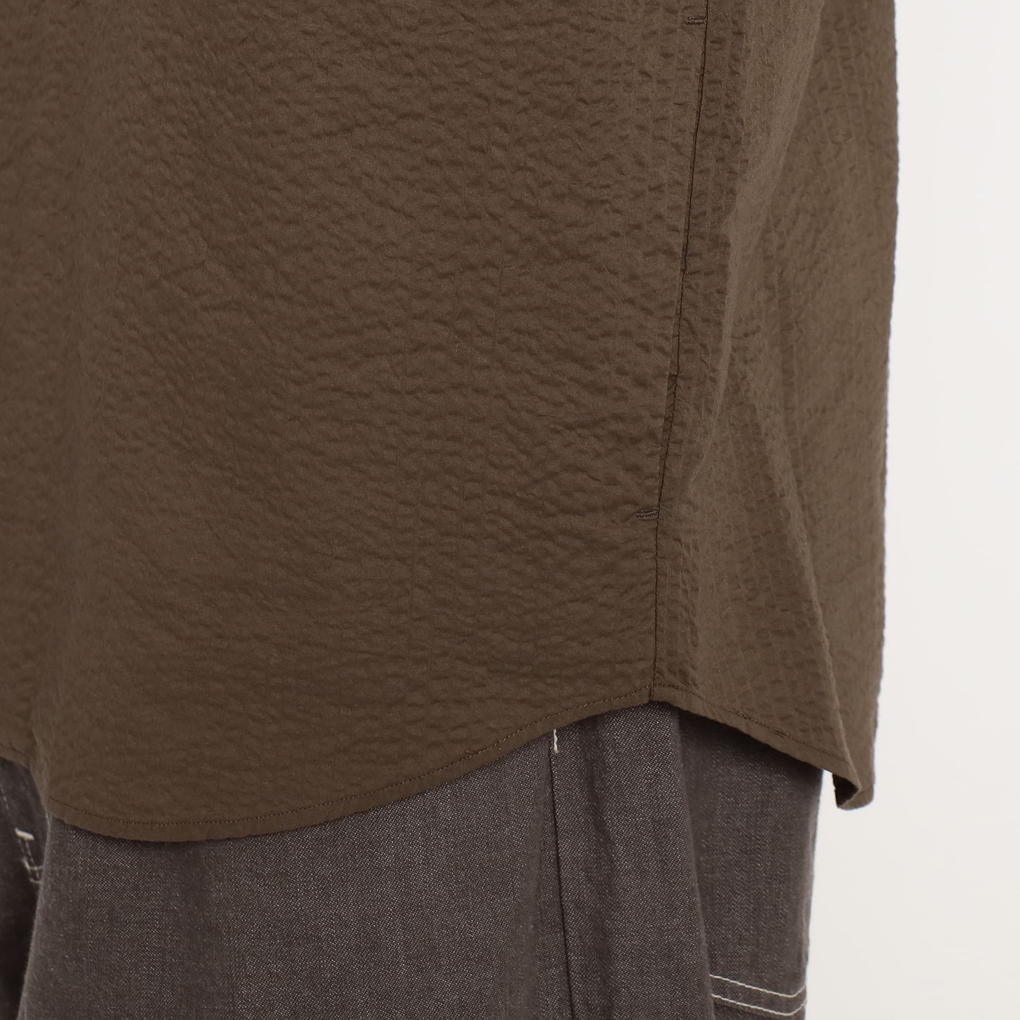 Men's Seersucker Short Sleeve Work Shirt - Image 11