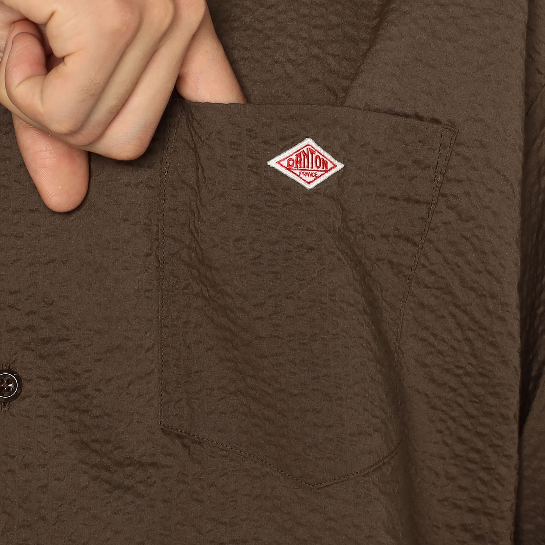 Men's Seersucker Short Sleeve Work Shirt - Image 12