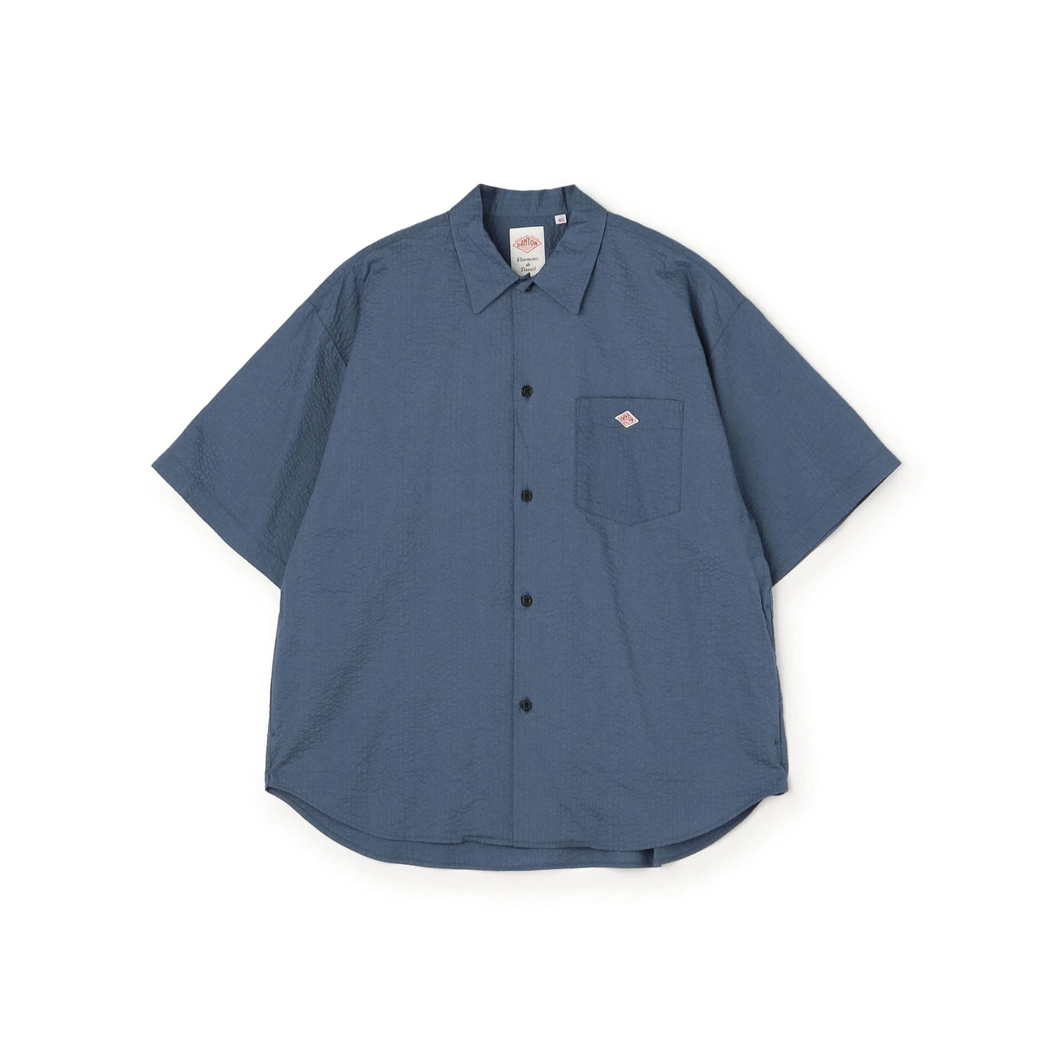Men's Seersucker Short Sleeve Work Shirt - Image 17