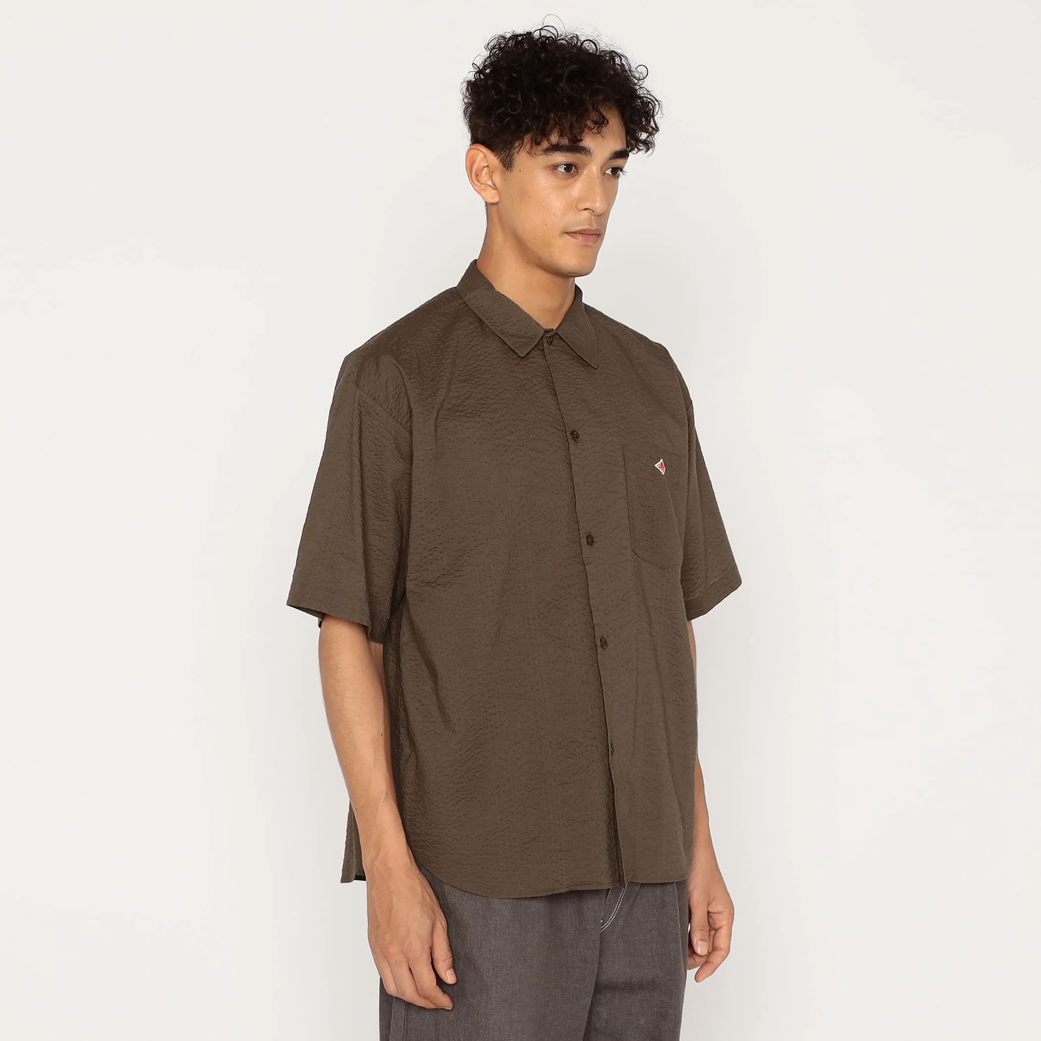Men's Seersucker Short Sleeve Work Shirt - Image 4