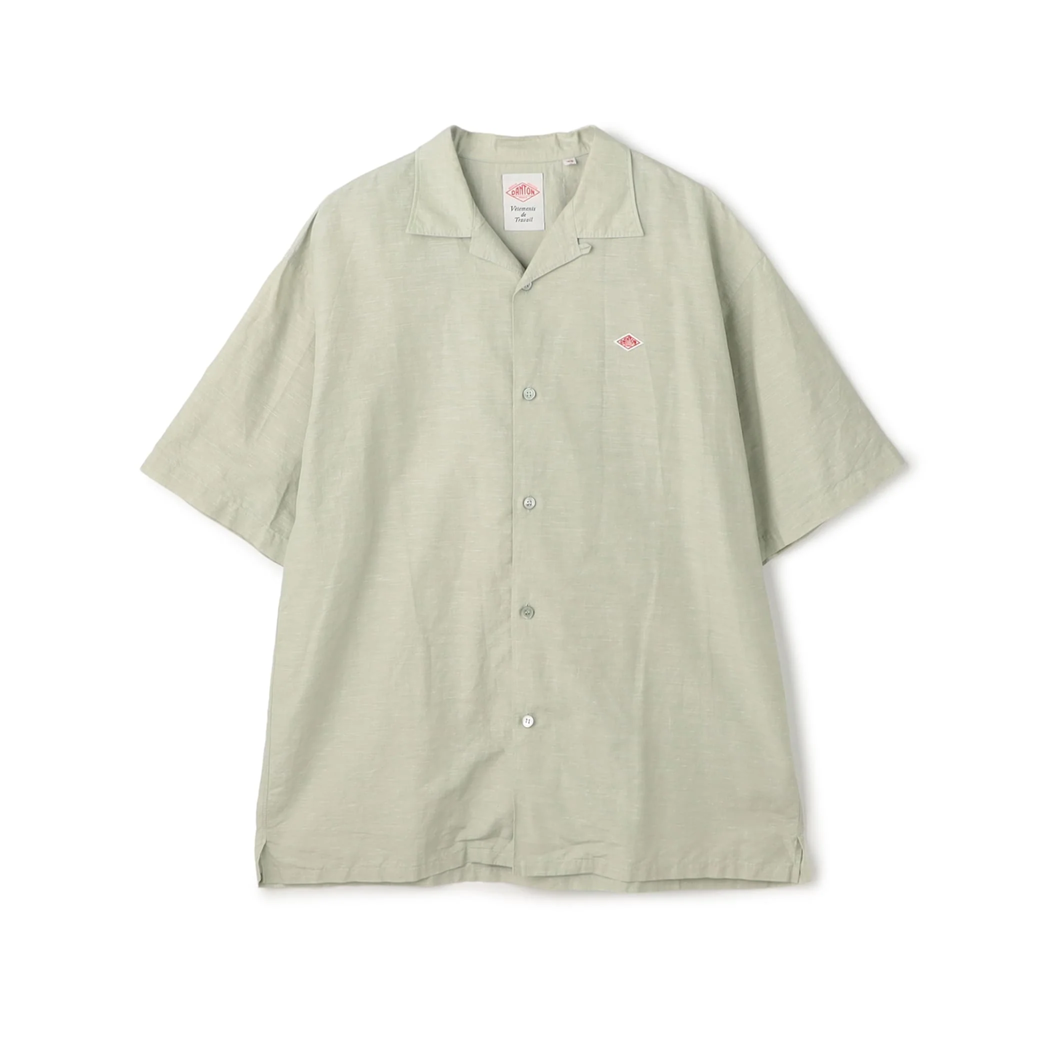 Men's Cotton Linen Slub Open-Collar Shirt - Image 11