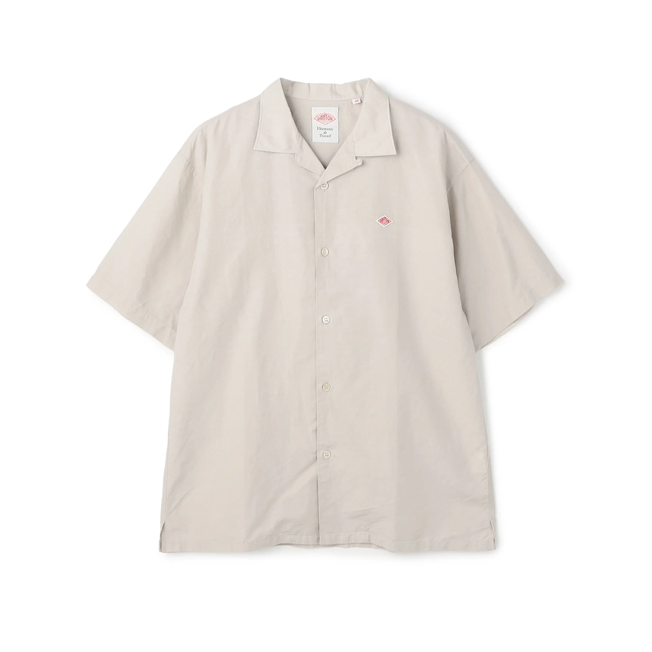 Men's Cotton Linen Slub Open-Collar Shirt - Image 17