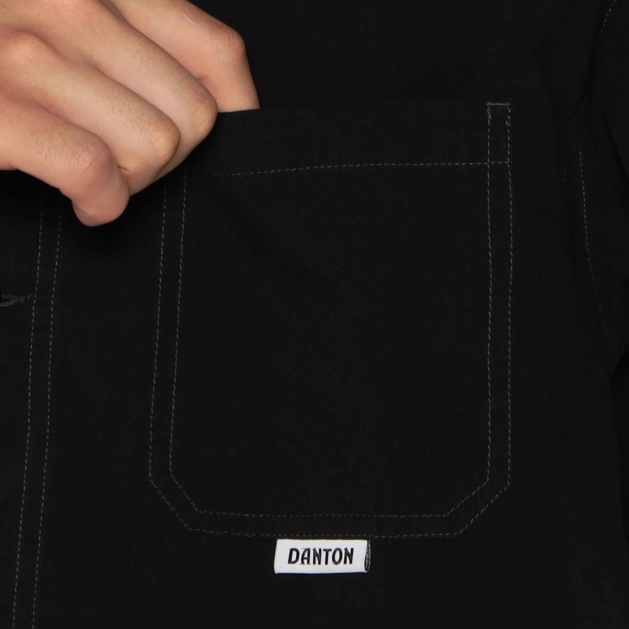 Men's Organic Cotton Washer Short Sleeve Coverall Shirt - Image 11