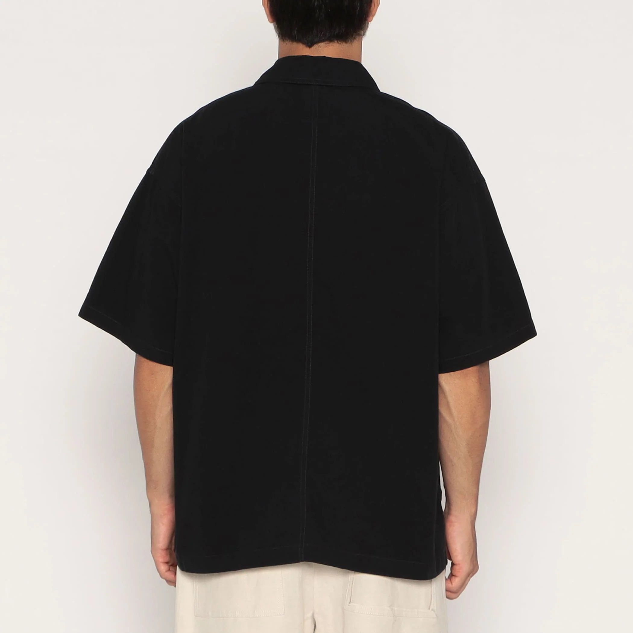Men's Organic Cotton Washer Short Sleeve Coverall Shirt - Image 6