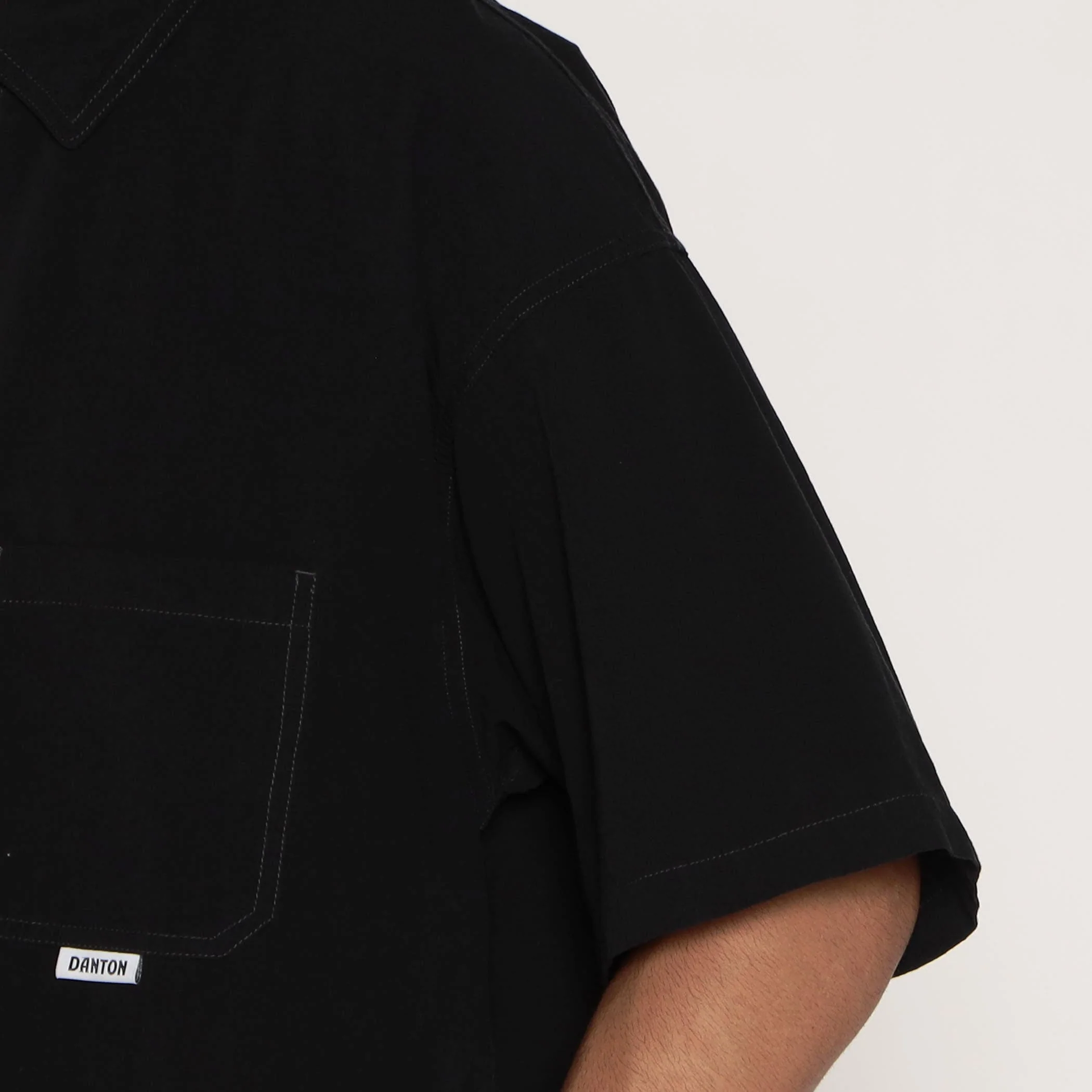 Men's Organic Cotton Washer Short Sleeve Coverall Shirt - Image 8