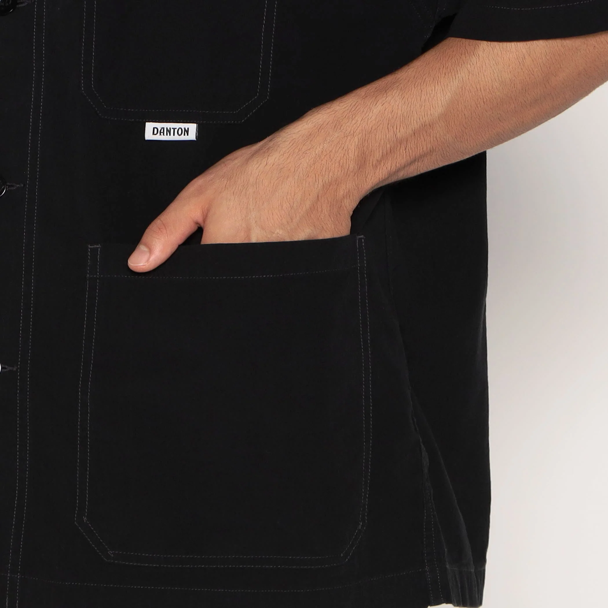 Men's Organic Cotton Washer Short Sleeve Coverall Shirt - Image 9