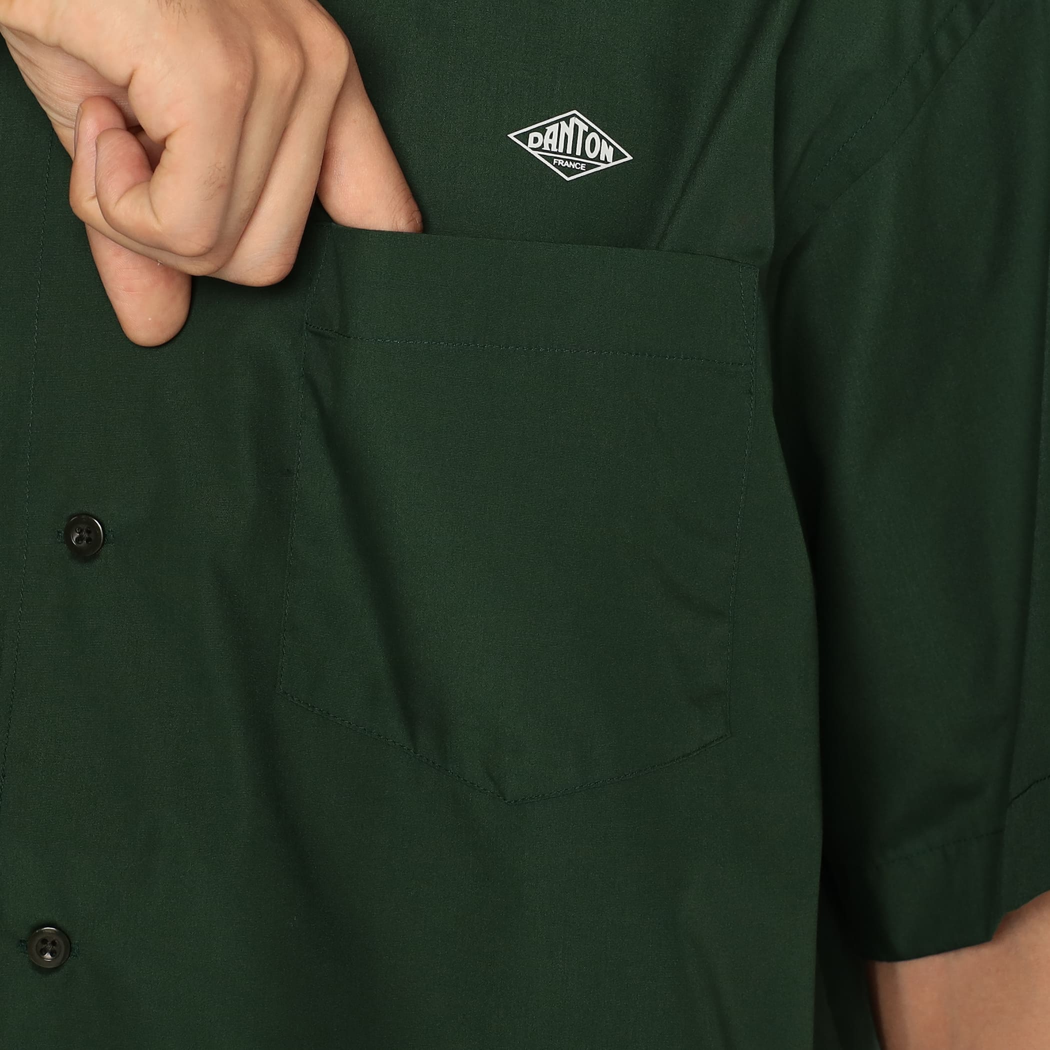 Men's Back Logo Short Sleeve Work Shirt - Image 10