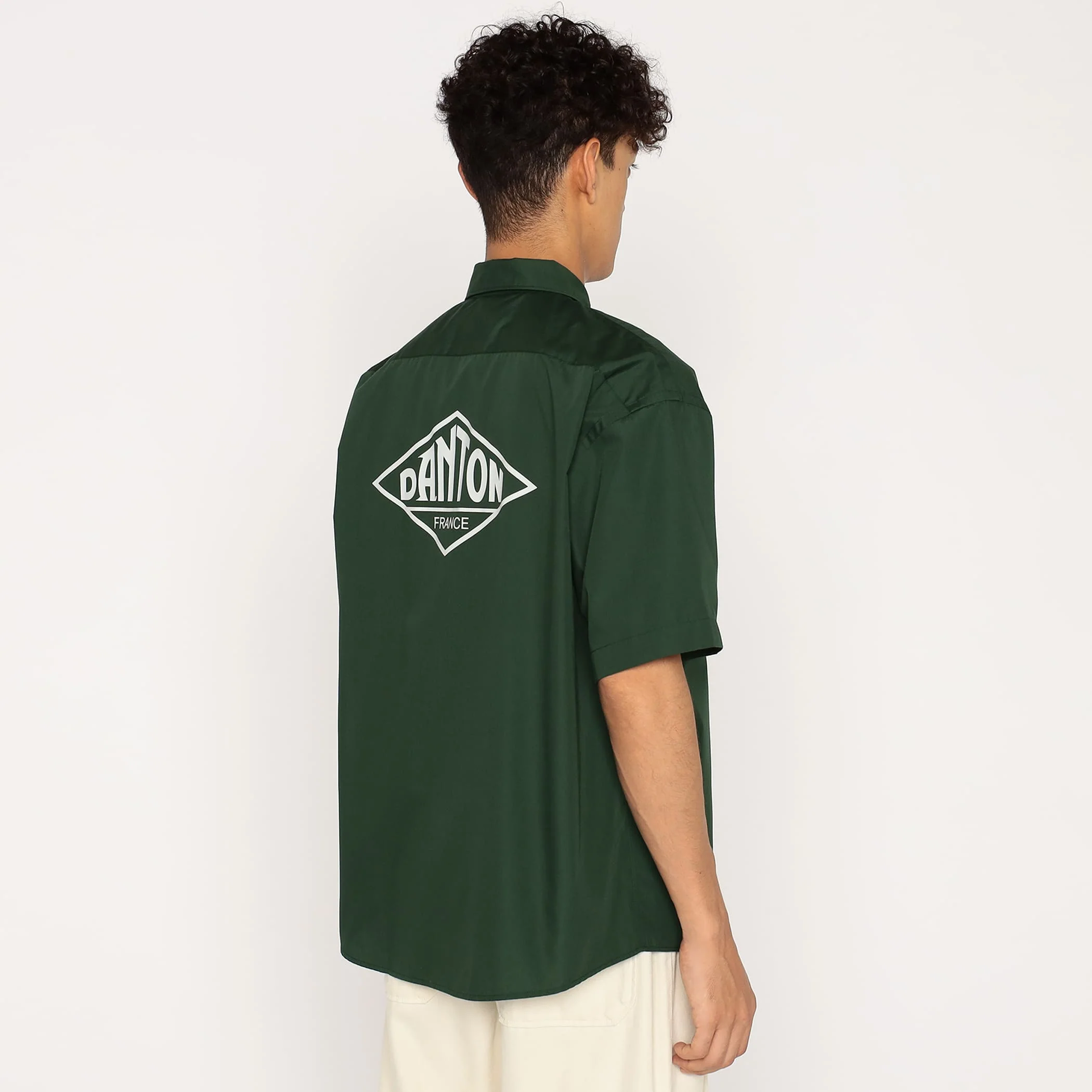 Men's Back Logo Short Sleeve Work Shirt - Image 4