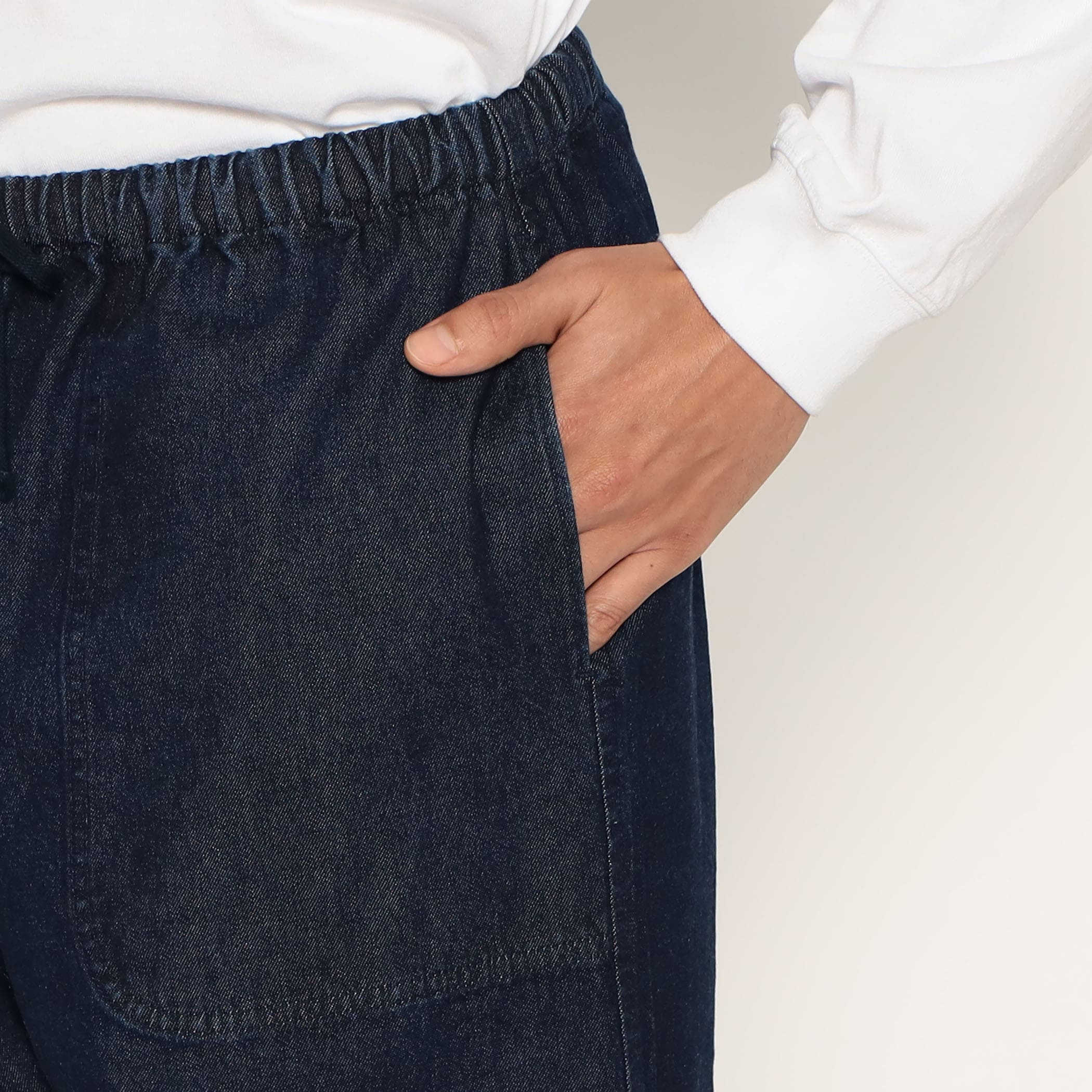 Men's Denim Easy Pants - Image 8