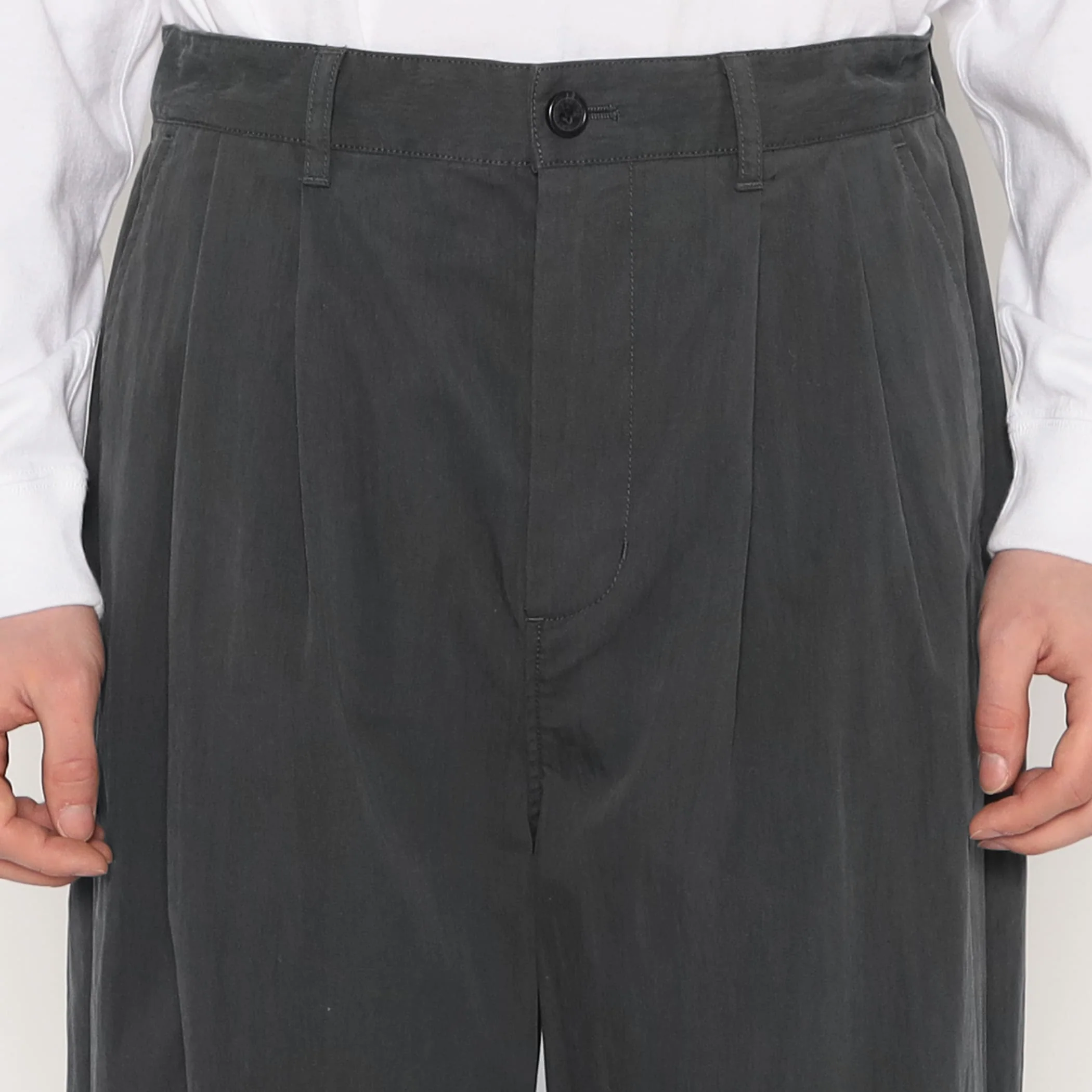 Men's C/N Twill Double Pleated Easy Pants - Image 7