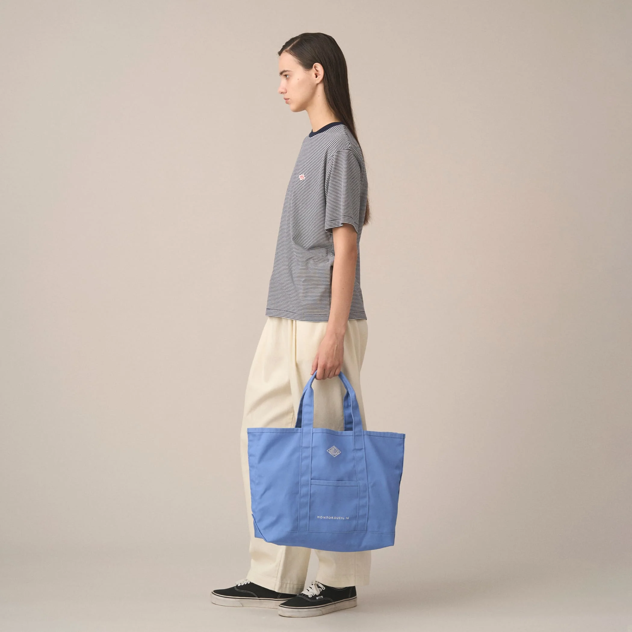 MONTORGUEIL - Canvas Marche Bag - Image 5